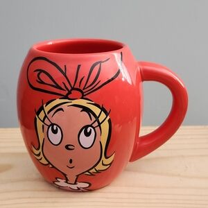 Dr. Seuss The Grinch and Cindy Lou Ceramic Christmas Mug